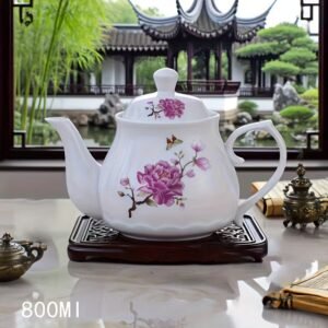 Ceramic Teapot with Chinese Elegance