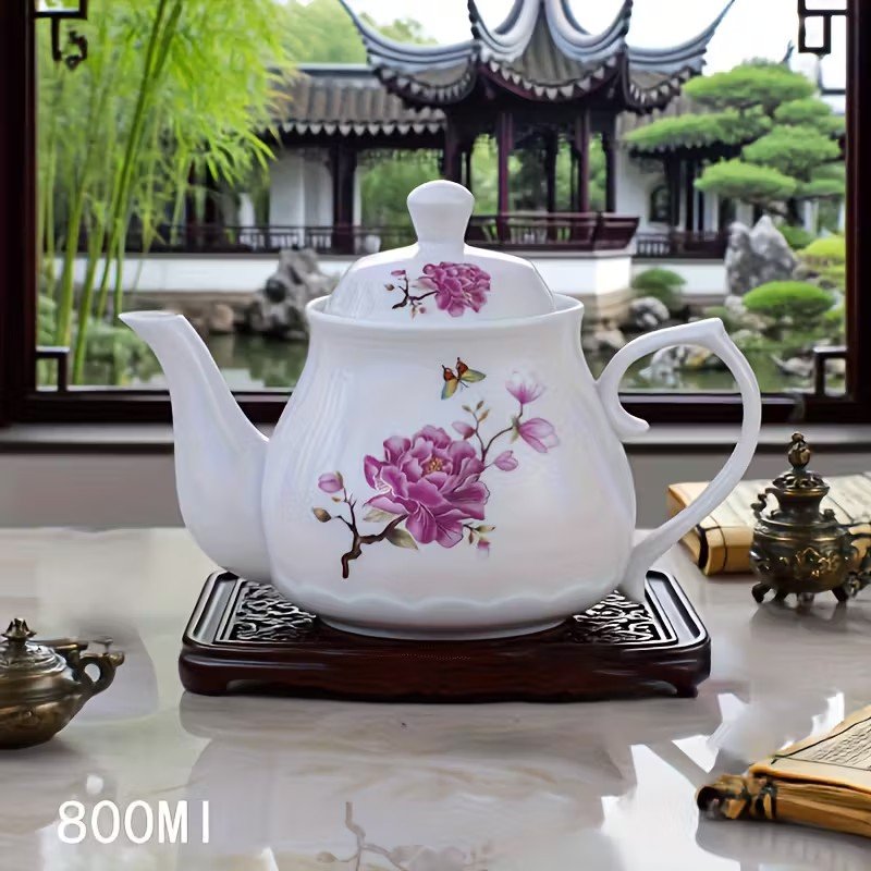 Ceramic Teapot with Chinese Elegance