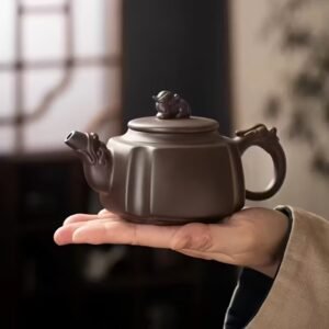 Premium Purple Clay Dragon Teapot